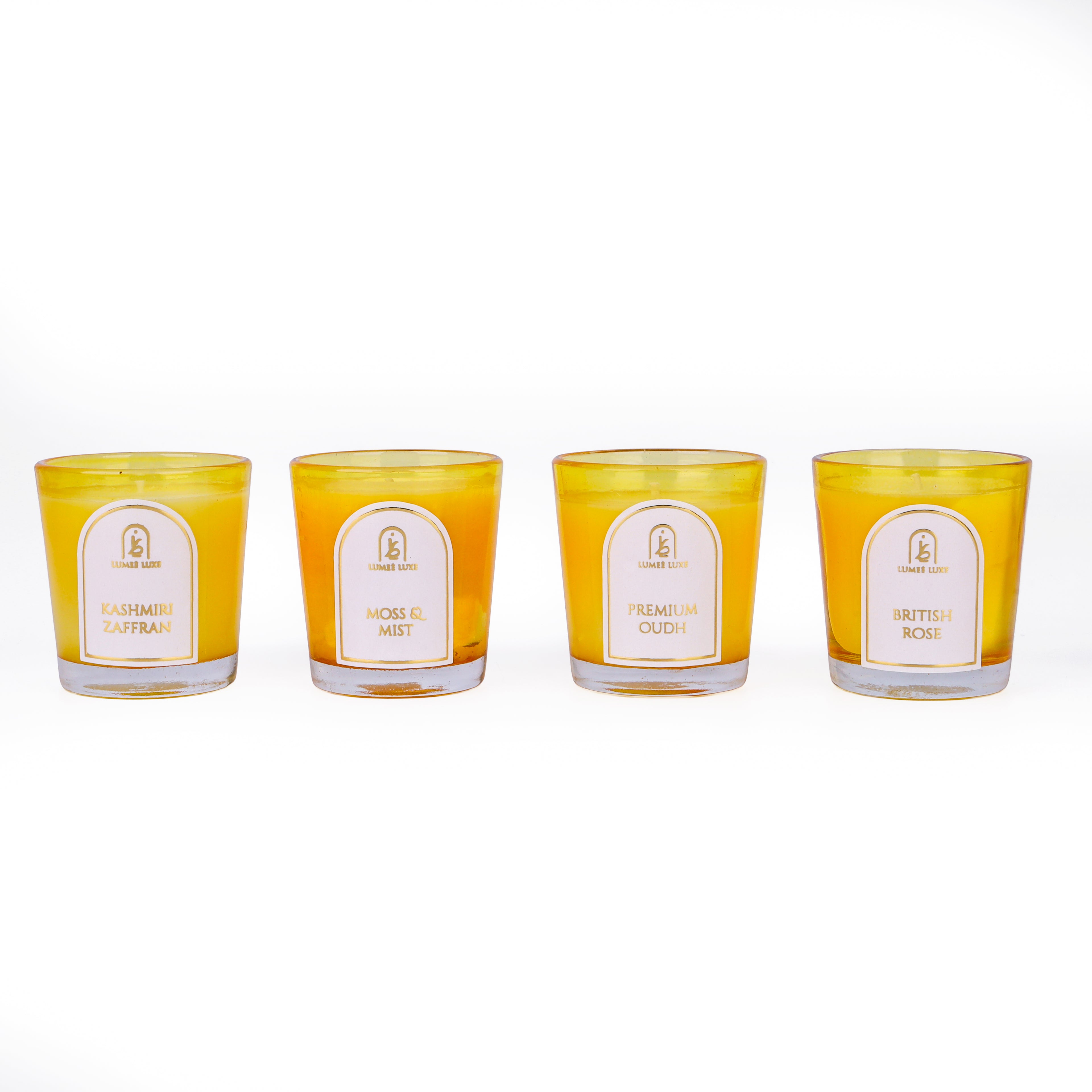 The Candle Quartet - Set of 4 - Soy Wax - Handpoured - Essential Oils - White