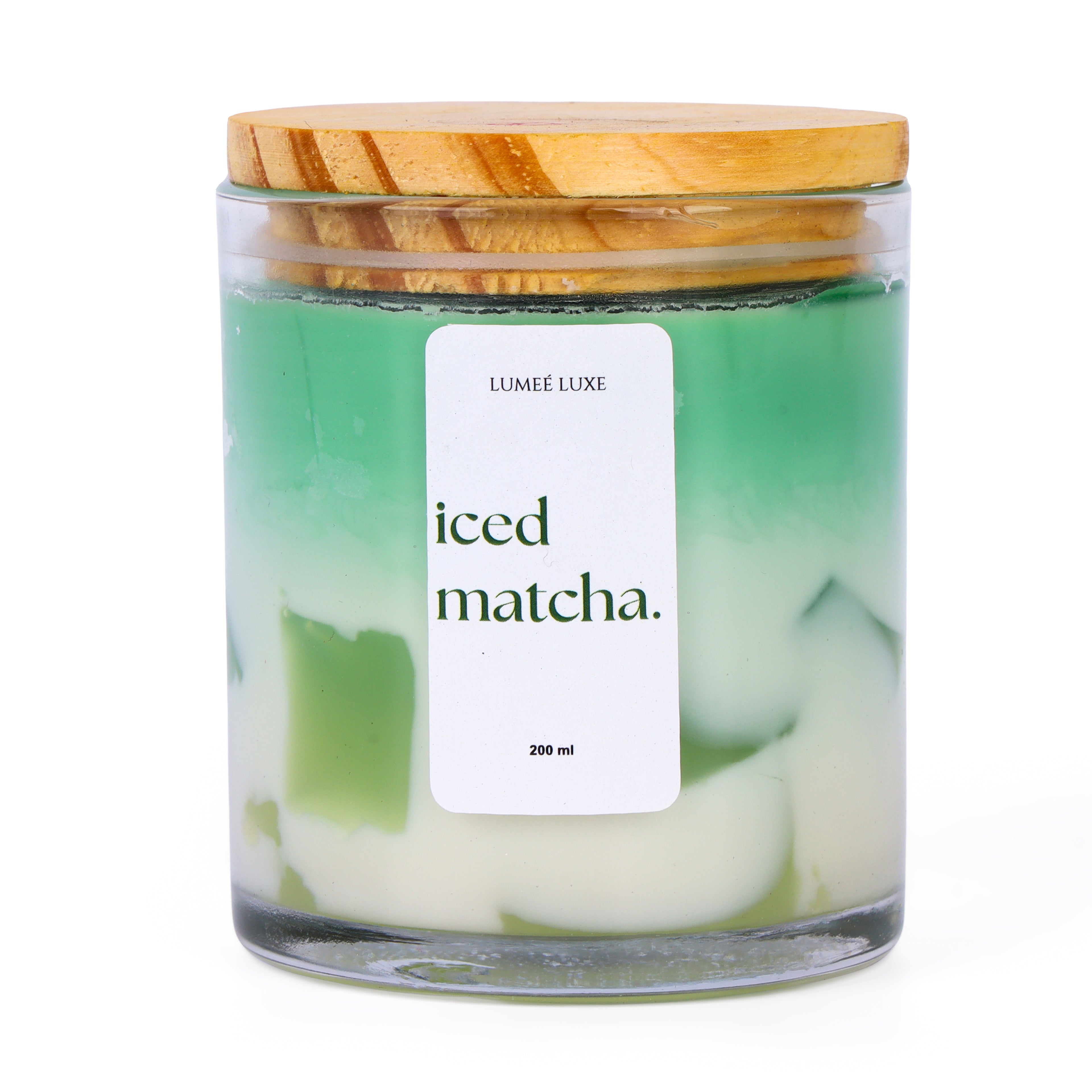 Iced Matcha Candle - Soy Wax & Gel Wax