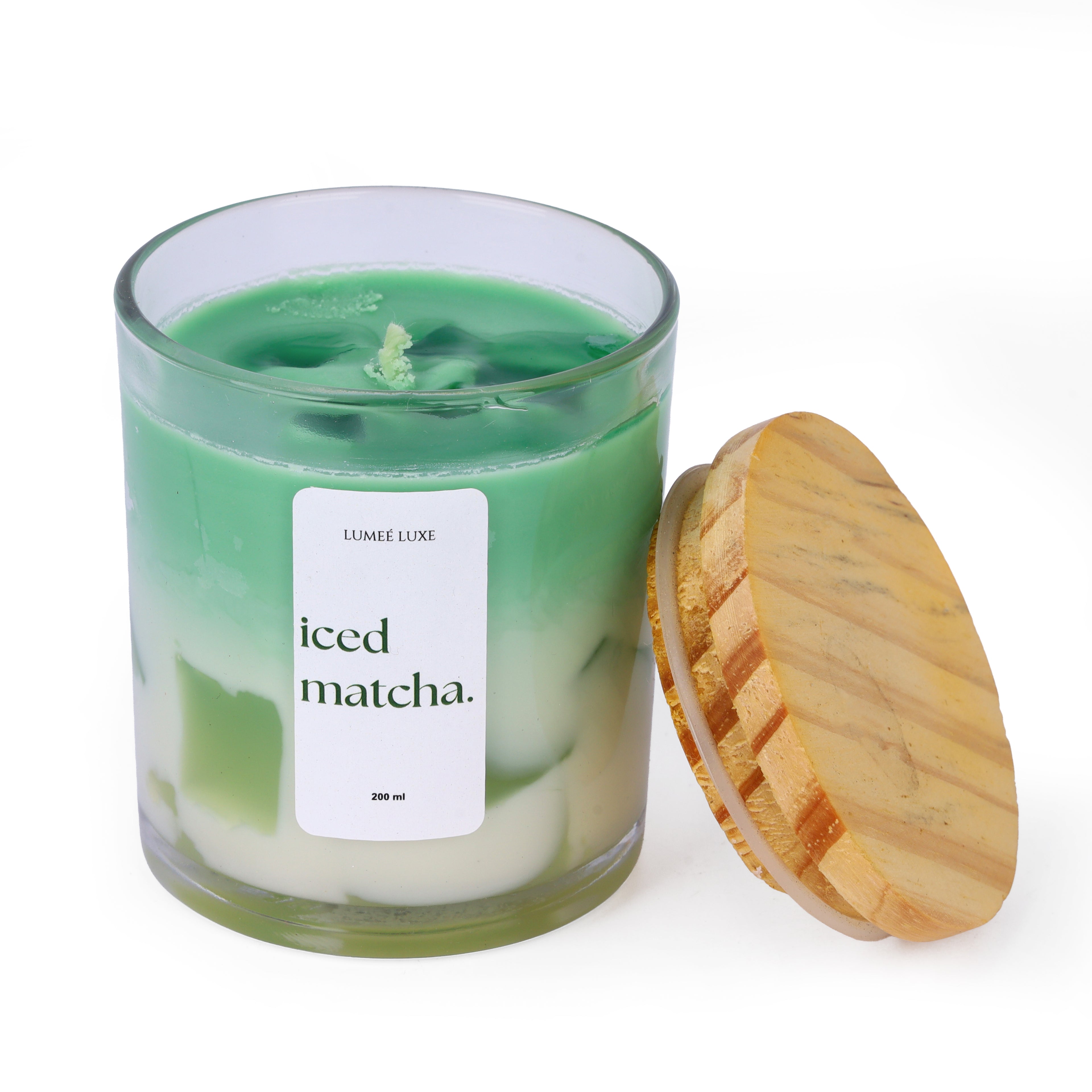 Iced Matcha Candle - Soy Wax & Gel Wax