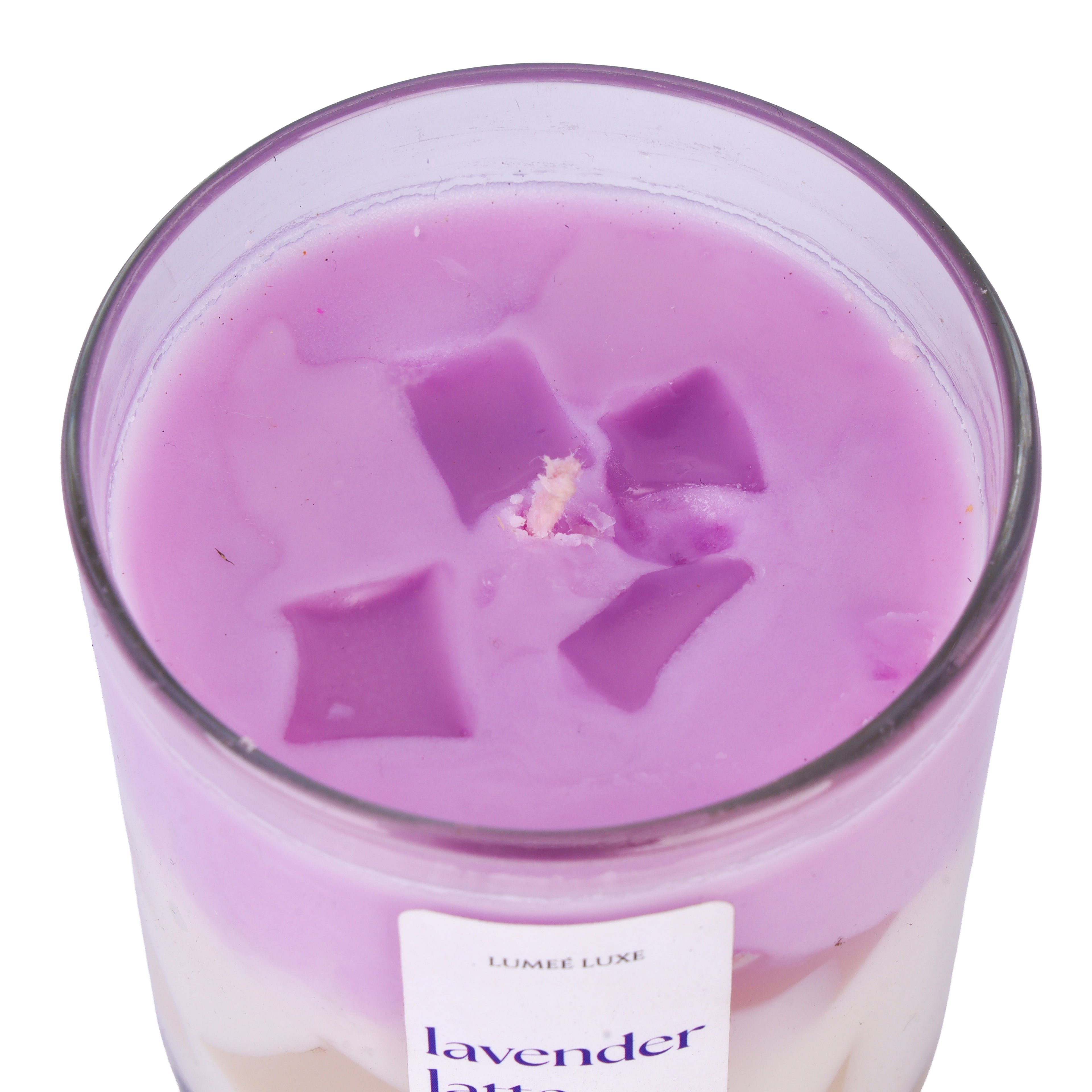 Lavender Latte Candle - Soy Wax & Gel Wax