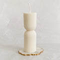 Hourglass Pillar - Soy Wax - Essential Oils - Handpoured - Handcrafted