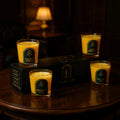 The Candle Quartet - Set of 4 - Soy Wax - Handpoured - Essential Oils - Forest Green